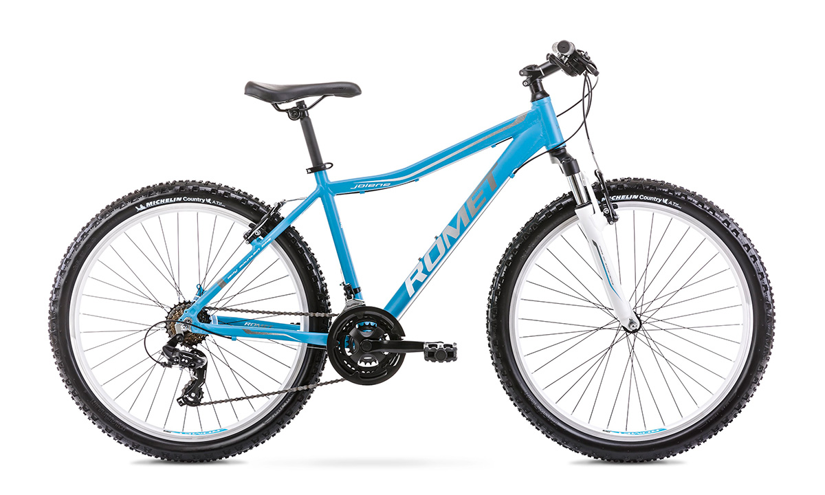 Фотография Велосипед ROMET Jolene 6.1 26" (2021) 2021 Серо-голубой